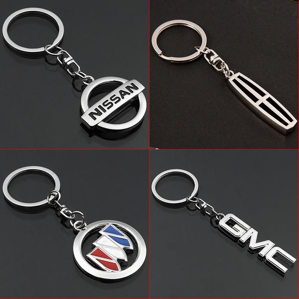 

2 шт. 3D металлический брелок брелок для ключей для GMC Buick Auto Key Chain Car-styling брелок авто