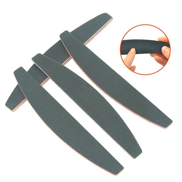 

meisha 10pcs 100/180 nail file nail art black sandpaper strip polished double-sided buffers manicure pedicure tools he0016