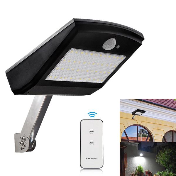 

new solar street light outdoor 48led 900lm adjustable angle motion sensor light security lighting lamp for garden wall yard