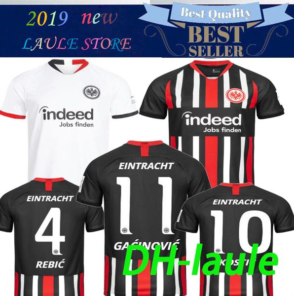 

Тайское качество 2019 2020 Айнтрахт Франкфурт футбол Джерси 19 20 Франкфурт Лига Европы Халлер Йович Ребич дома на выезде футбольные майки