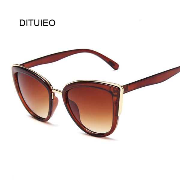

2019 brand vintage cat eye sunglasses women retro driving round metal frame sun glasses for female mirror uv400, White;black