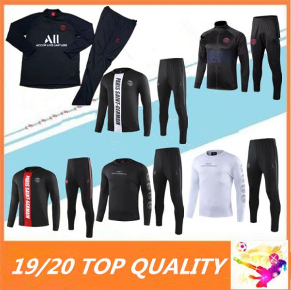 

2019 2020 paris DI MARIA CAVANI soccer training suit 19 20 psg MBAPPE CHANDAL maillot de football jacket tracksuit