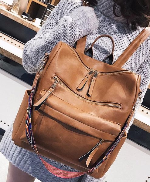 

2020 новый стиль рюкзак женские кисточки ретро рюкзак искусственная кожа повседневная женская мини