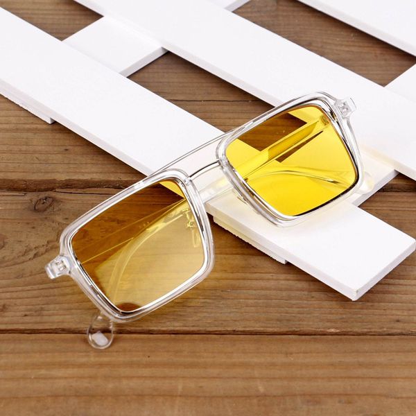 

mincl new fashion kids sunglasses brand girls & boys retro square sunglasses ultra light baby girl nx, Blue