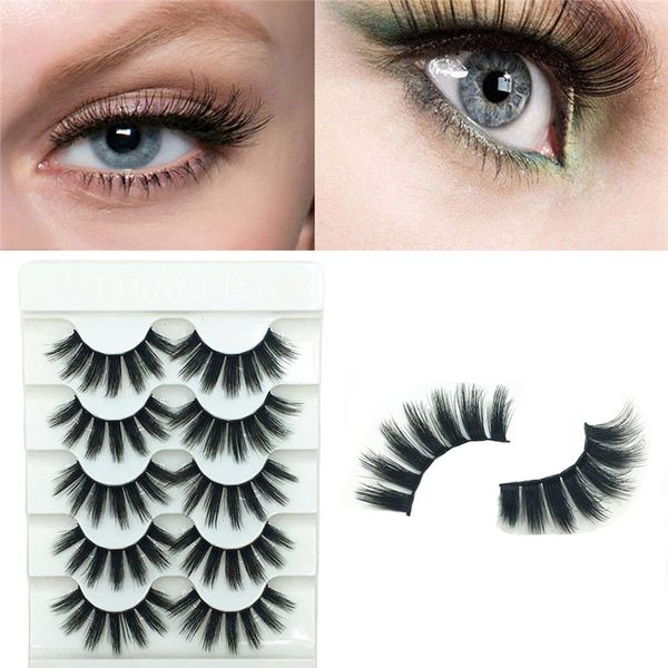 

5 pair false eyelashes party 3d false eyelashes beauty profissional lashes voluminous eye lashes 5 pair makeup