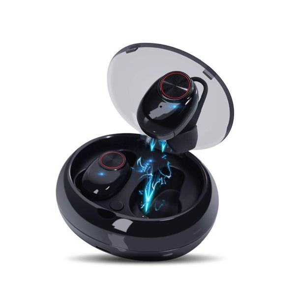 

Bluetooth headset TWS-V5 with microphone charging box V5.0 sports headset EDR stereo wireless headset music Huawei Samsung xiaomi