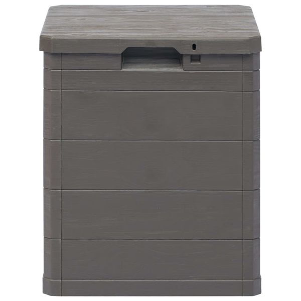 

garden storage box 90 l brown garden sets
