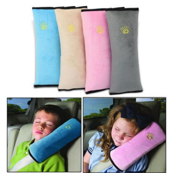 Soft Kids Safety Car Seat Belt Pad Strap Harness Shoulder Sleep Pillow Cushion
