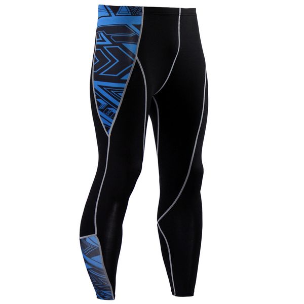 

new mens gym clothes tight workout leggings leggings high waist seamless mesh stitching running outfits ladies gym clothes, Black;blue