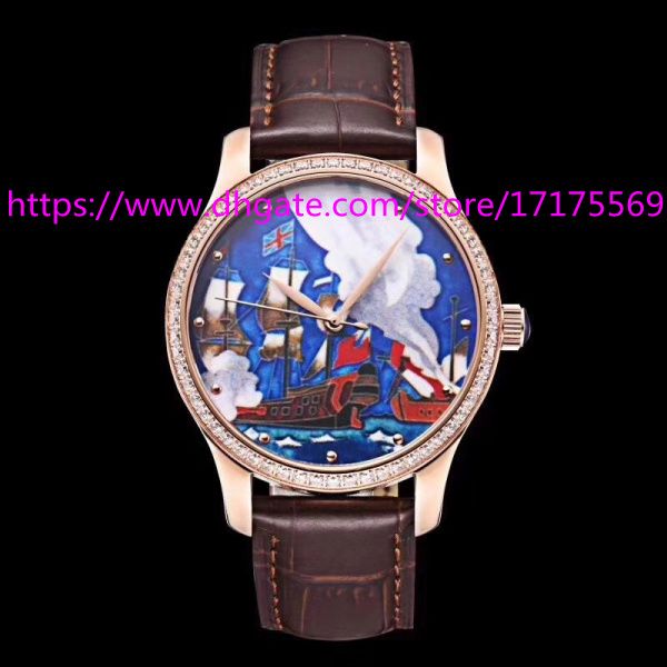 

40MM Fashion Classic Retro Precision Imported Automatic Machinery Waterproof Sapphire Mirror Insert Drill Back Permeable Belt Men's Watch