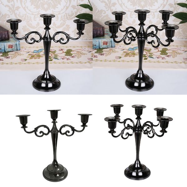 

european style 3/5 arms candelabra set candle holder for wedding event