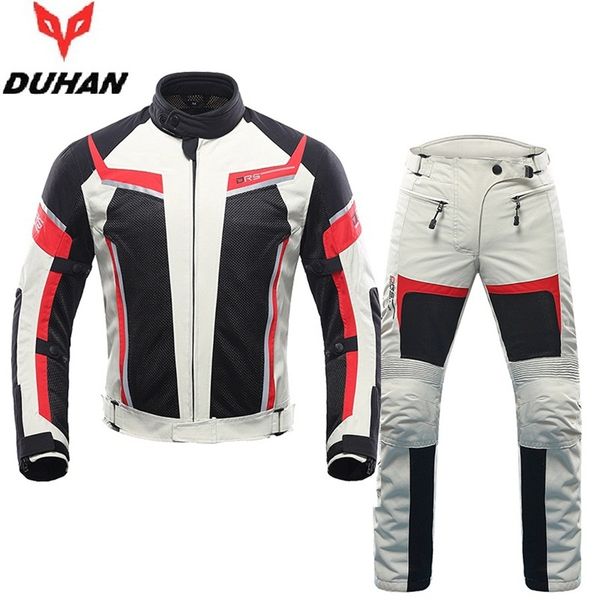 

1set men's cool outdoor jackets motorcycle jacket racing suits cycling race coat motocross off-road clothing suit