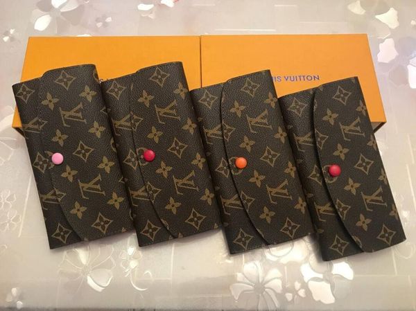 

оригинальная коробка роскошный кошелек кожаный многоцветный портмоне длинный кошелек держатель карты женщины классический карман на молнии, Red;black