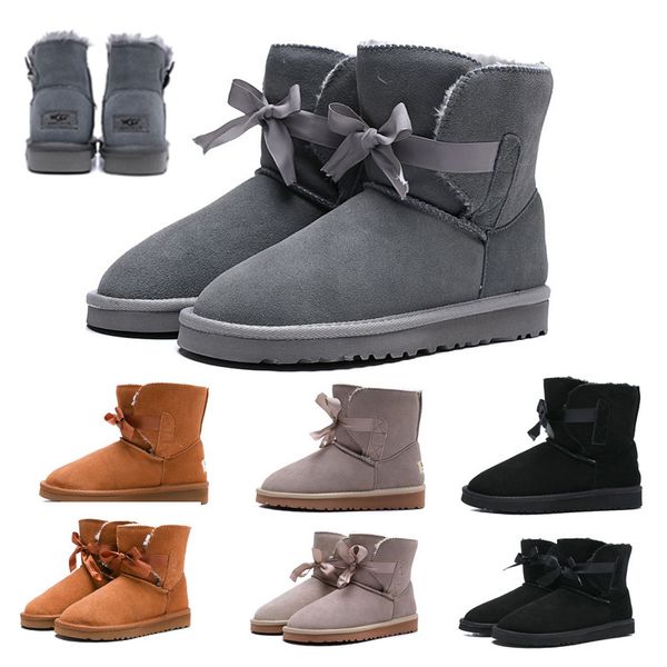 

2019 high quality Leather Snow boots 4 Colors zapatos mujer Ankle Boots for Women Winter Boots botas femininas Winter Shoes Size 5-10