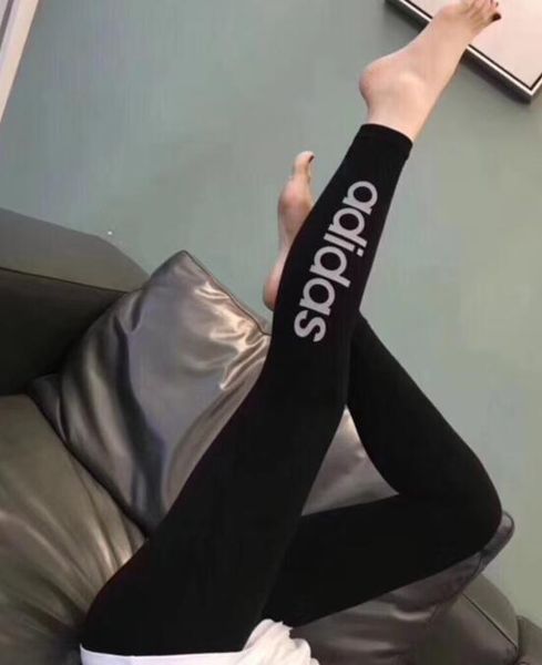 

Adi brand legging for women ladie up letter print breathable tretch long pant kinny legging women athletic p xk05