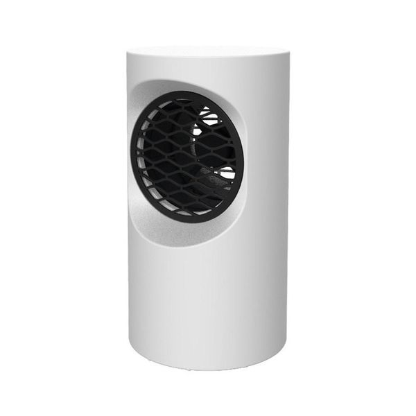 Мини Главная Нагреватель Портативный электрический нагреватель воздуха 2S Быстрый нагрев Теплый вентилятор для рабочего стола Зима Бытовая ванной Инфракрасный 300-400W - Белый