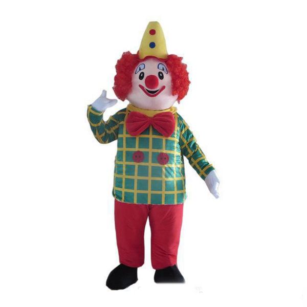 2019 fábrica quente novo encantador traje do palhaço Mascote Commercial Advertising partido do carnaval vestido roupa para Adulto