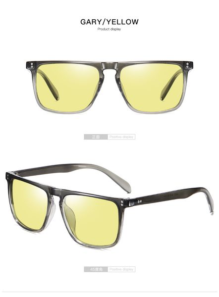 

gafas-де-люз анти-azul очки водителя поляризованные очки мужчины площади вождение автомобиля очки фотохромные желтый день ночного видения