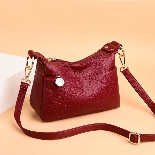 

small bag new style single shoulder messenger bag middle age handbag