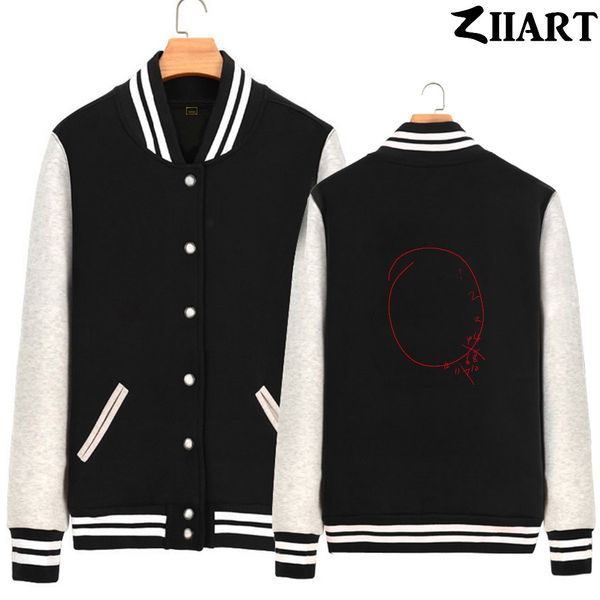 

handwriting clocks wall art hannibal lector couple clothes girls woman full zip autumn winter fleece baseball jackets ziiart, Black;brown