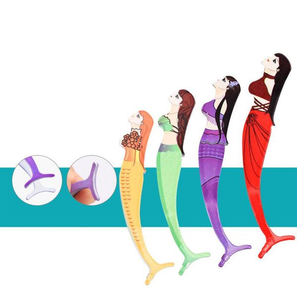

eyelash extensions tweezers stainless steel tweezer chic mermaid pattern tweezer hair removal tool 4 colors for option