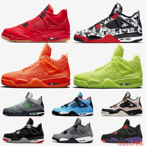 

jumpman 4s mens basketball обувь singles день татуировки прохладный серый трэвис скотт 4 обувных хищники разводят 2019 мужские неоновые фиба
