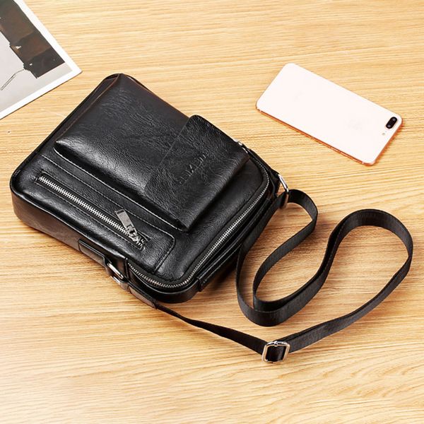

men vintage shoulder bags crossbody bags retro zipper handbags+wallet
