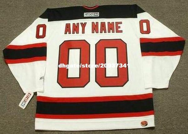 

wholesale mens new jersey devils 1990's ccm home "wholesaleized" retro hockey jersey, Black;red