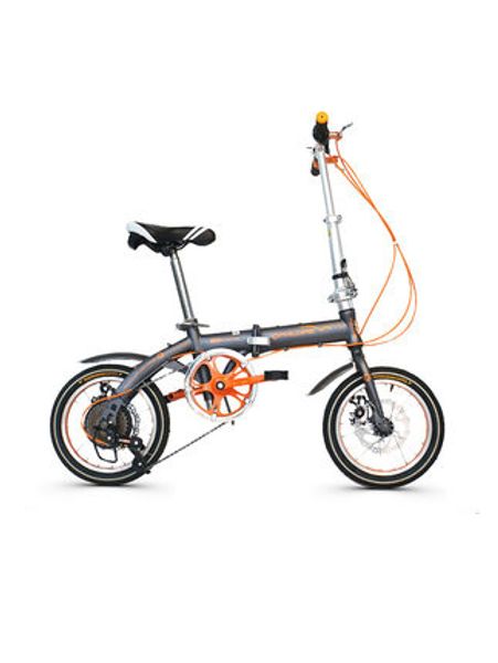 

tb08]folding bicycle male ultra light portable 14 inch speed student small portable female mini bicycle