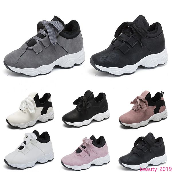 

non-brand women running shoes white black pink grey suede outdoor walking breathable comfortable sports sneakers 36-40 style 15