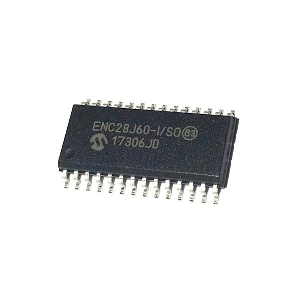 Freeshipping ENC28J60 ENC28J60-I / SO SOP28 Ethernet CTLR Einzelchip 10 Mbit / s 3.3V 28-Pin-SOIC W-Röhre