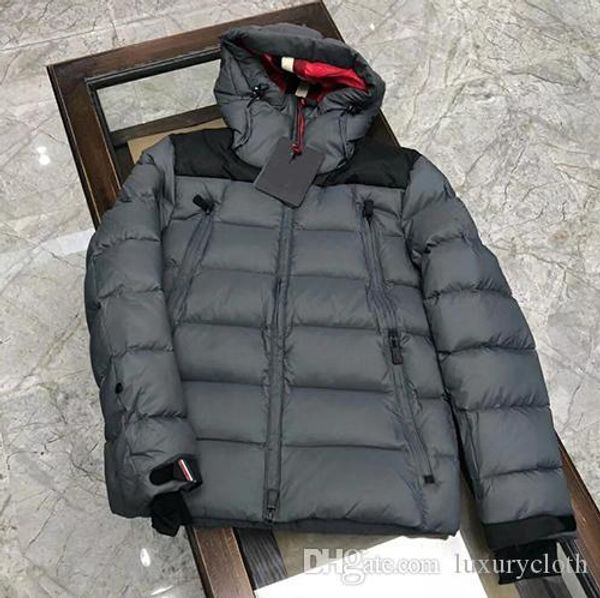 

luxury designer outerwear from men comfortable soft down jacket 90% goose casual leveda maya winter coat size 1-6, Black