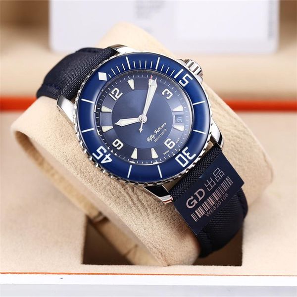 

luxury fifty fathoms luxury watch automatic mechanical watches miyota 8215 movement super luminous wristwatch 5015-12b40-o52a, Slivery;brown