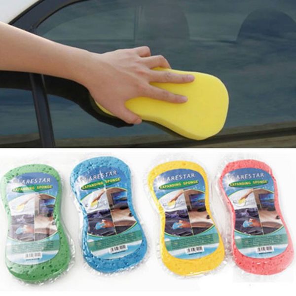

car wash cotton large vacuum compression 8 word sponge magic cleaning wipe decontamination high density sponge