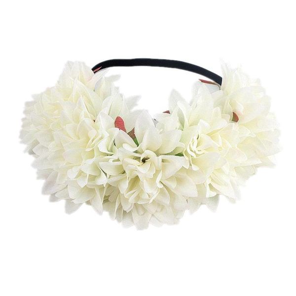 

polyester bohemia women flower hairband christmas headbands wedding hair bands wedding party supplies christmas decoration 500mm