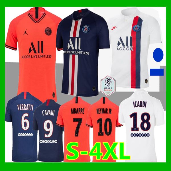 

Size 4xl 2019 p g icardi occer jer ey 19 20 mbappe verratti cavani di maria maillot de foot pari football hirt