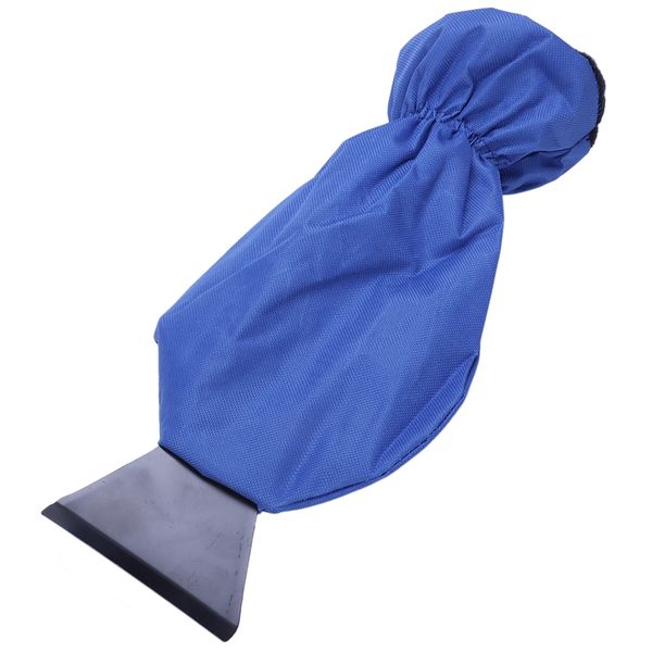 

promotion car vehicle window windshield ice scraper snow glove blue black