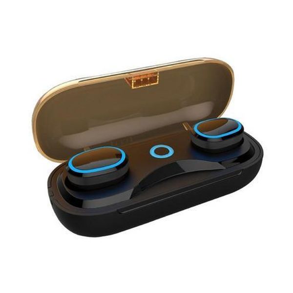 

fahion one piece t16 tws wireless bluetooth 5.0 earphones touch headset ipx7 waterproof binaural stereo earphones for ios android phone