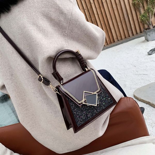 

small pu leather crossbody bags for women 2019 new designer female shoulder messenger bag lady fashion handbags