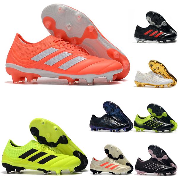 

2019 mens soccer shoes outdoor soccer cleats copa 19.1 fg football boots copa 19 tango scarpe da calcio black