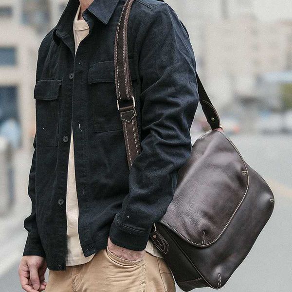 

натуральная кожа сумка мужчин полный зерна кожа сумка casual crossbody vintage satchel
