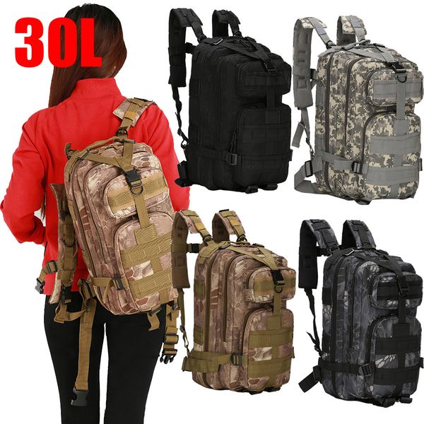 

anti-theft bag 30l waterproof tactical pack sports backpack camping travel bag 30l outdoor camping shoulder
