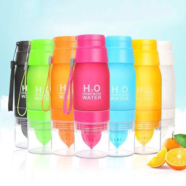 700ML Sports Lemon Cup Bottle H2O Outdoor Drink More Bike Water Drinking Bottle