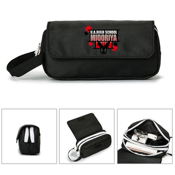 

1pc 2019 new arrival my hero academia pencil case bag anime makeup bag wholesale