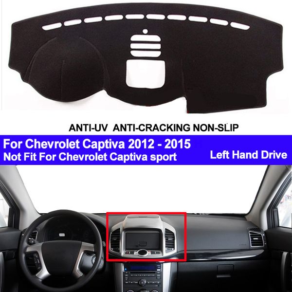 

taijs car dashboard cover dash mat for captiva 2012 2013 2014 2015 dash mat board pad carpet dashmat anti-uv
