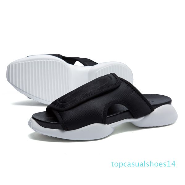 

wholesale-2016 fashin men лино street андалии апоки кожане mat подкова sandalias hombre воздђно, Black