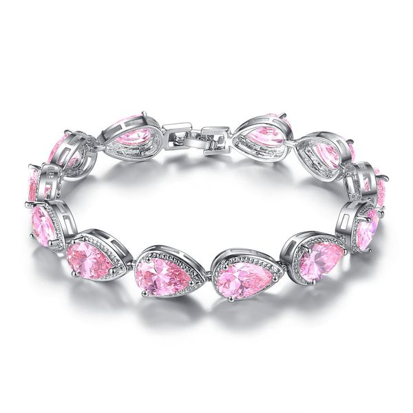 

wholesale-2019 new angel tear beaded zircon bracelet bracelet female fashion multi-layer jewelry birthday gift ing, Golden;silver