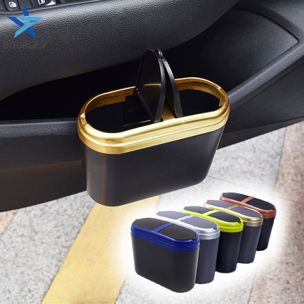 

universal car trash can automobile dustbin car garbage basket paper pouch auto afval bag for garbage for qashqai kia
