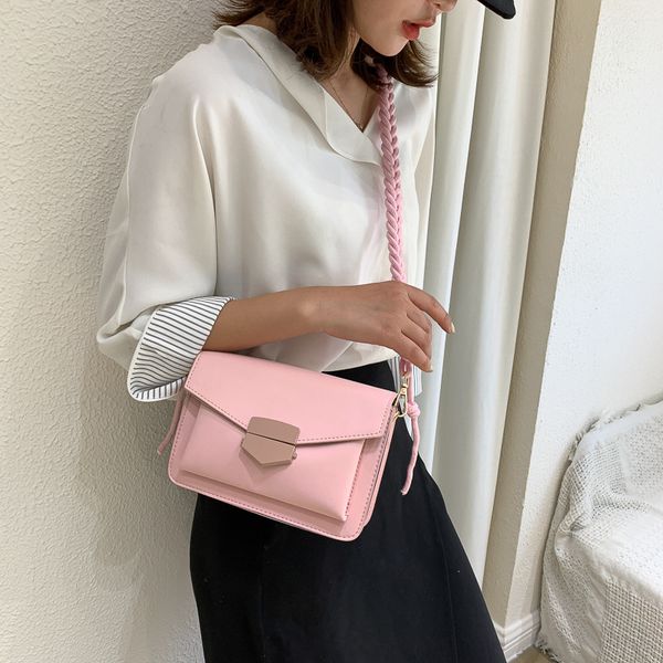 

2020 new ladies shoulder bag mini korean version small fresh temperament fashion style shoulder diagonal small square bag