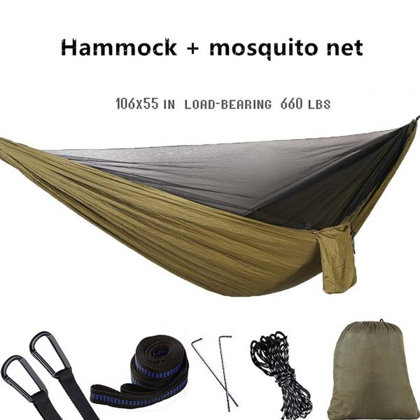 

cubic tentcamping hammock with mosquito net double hammock travel hammockbackpacking hammock portable parachute